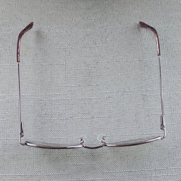 Bebe Women Glasses Frame Shiny Rose Gold Half Rim Eye Wear BB5107 Over The Top - Picture 13 of 13